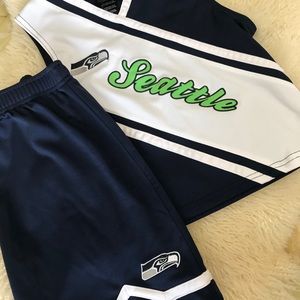 Seattle seahawks youth cheer outfit